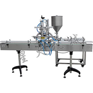雙頭自動(dòng)辣椒醬顆粒醬狀灌裝機(jī)